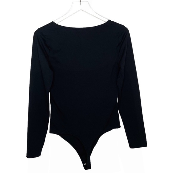 Abercrombie & Fitch Long Sleeve Bodysuit | Black | Medium - Picture 6 of 9